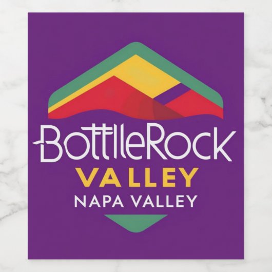 Flasche Weinetikett (Einzelnes Label)