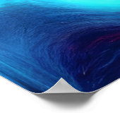 Flasche Whiskey, farbiger Hintergrund | Art der AI Poster (Ecke)