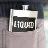 Flasche zum Mittag - Funny Classic Flask Flachmann (Beispiel)