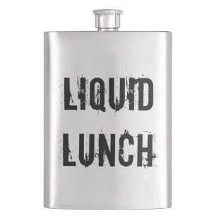 Flasche zum Mittag - Funny Classic Flask Flachmann