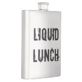 Flasche zum Mittag - Funny Classic Flask Flachmann (Rechts)