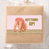 Flaschen auf der Sippe und Wasser Flaschen Etikett (Insitu)