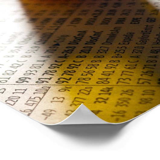 Flaschen auf Lager Poster (Ecke)