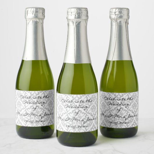 Flaschen-Aufkleber Champagne (oder Weins) - Weiß Schaumweinetikett (Flaschen)