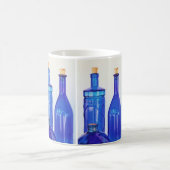 Flaschen aus blauem Glas Kaffeetasse (Mittel)