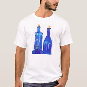 Flaschen aus blauem Glas T-Shirt