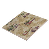 Flaschen der Wein-Keramik-Fliese Fliese (Seite)