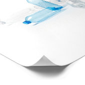 Flaschen für Gerecycelt Design Poster (Ecke)