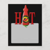 Flaschen mit scharfer Sauce Flyer (Hinten)