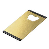 Flaschen-Öffner des Gold| Geldkarten Flaschenöffner (Rückseite Schrägansicht)