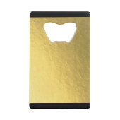 Flaschen-Öffner des Gold| Geldkarten Flaschenöffner (Rückseite)