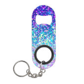 Flaschen-Öffner-Glitzer-Grafik Schlüsselbund Flaschenöffner (Vorderseite)