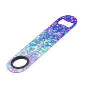 Flaschen-Öffner-Glitzer-Grafik Speed Flaschenöffner (Vorderseite Schrägansicht)