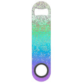 Flaschen-Öffner-Glitzer-Stern-Staub Speedflaschenöffner (Rückseite)