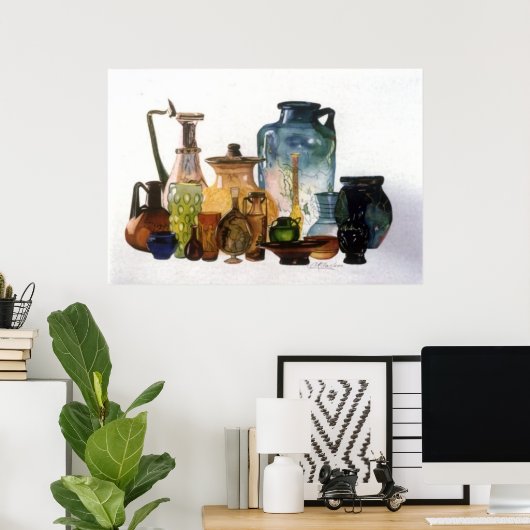 Flaschen Poster (Heimbüro)