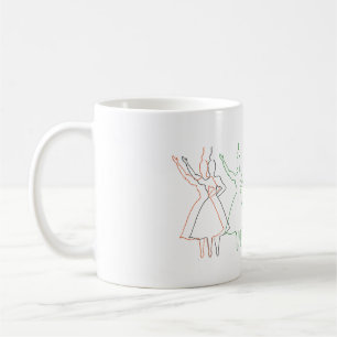 Flaschen-Tanz-Tasse Kaffeetasse