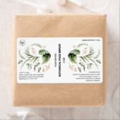 Flaschenabtropfer-Etikett für Botanisches Gesicht (Insitu)