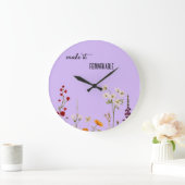 Flaschenanhänger Große Wanduhr (Zuhause)