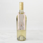 Flaschenanhänger mit edlem Pferdemotiv (Auf Flasche)