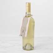 Flaschenanhänger mit edlem Pferdemotiv (Angewinkelt)