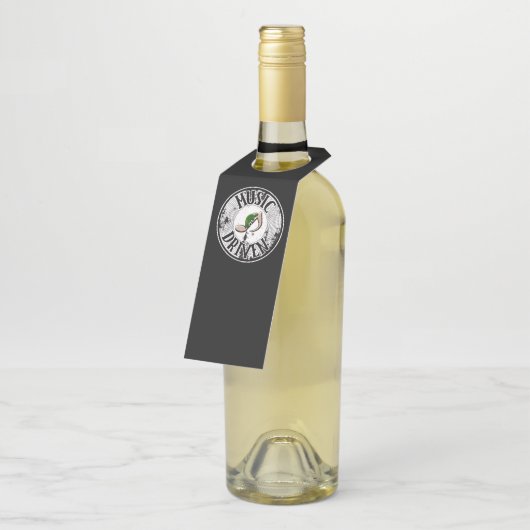 Flaschenanhänger mit Musikantrieb (Angewinkelt)