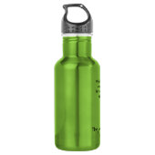 Flaschenapfel mit lustiger Fernflasche Trinkflasche (Rückseite)