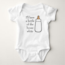 Flaschenbaby-Shirtbodysuiteinteiler des Hauses