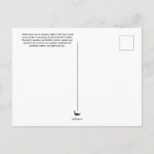 Flaschenbaum South Carolina Postkarte (Rückseite)