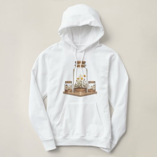 Flaschenblume Hoodie (Design vorne)