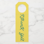 Flaschenbügel - Danke Flaschenanhänger (Rückseite)