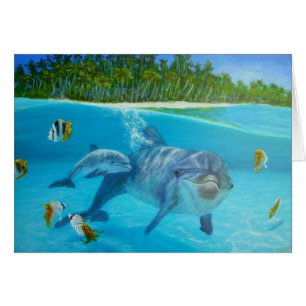 Flaschendolphin mit Baby