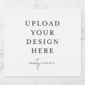 Flaschenetikett 4" x 3,5" (Set von 6) Alkoholflaschenetikett (Einzelnes Label)