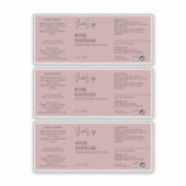 Flaschenetikett Aufkleber (Vorderseite)