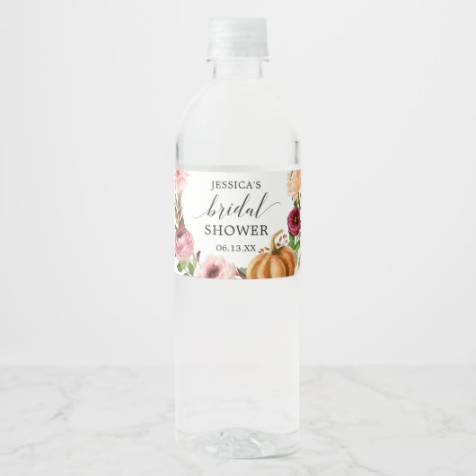Flaschenetikett Brautparty Wasserflaschenetikett (Vorderseite)