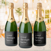 Flaschenetikett Design Upload Schaumweinetikett