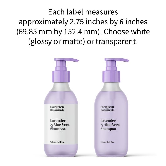 Flaschenetikett Flaschenetikett weiß oder klar Aufkleber