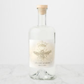 Flaschenetikett für Glitzer Alkoholflaschenetikett (Vorderseite)