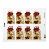 Flaschenetikett für Korken, Korkenzieher und Traub (Vorne)