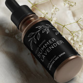 Flaschenetikett für Minimalistische botanische Hau