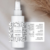 Flaschenetikett für Minimalistische Grünflächen Fl