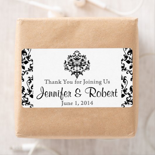 Flaschenetikett für schwarze und weiße Flaschen (Insitu)