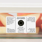 Flaschenetikett für wasserdichte weiße Kosmetikpro Etiketten (Befestigt)