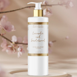 Flaschenetikett mit weißer Goldfolie Schaumweinetikett