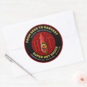 Flaschenetikett Runder Aufkleber (Umschlag)