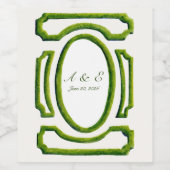 Flaschenetikett Weinetikett (Einzelnes Label)