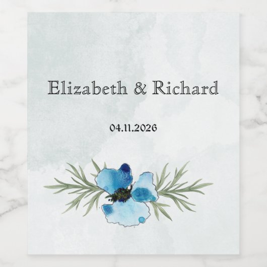 Flaschenetikett Weinetikett (Einzelnes Label)