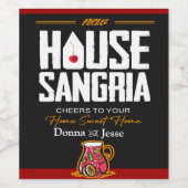 Flaschenetikett Weinetikett (Einzelnes Label)