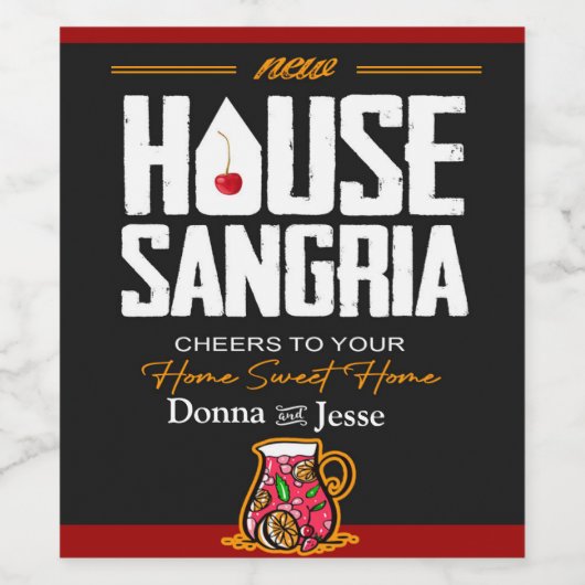 Flaschenetikett Weinetikett (Einzelnes Label)