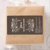 Flaschenetiketten mit braunem Tropfen (Insitu)