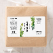 Flaschenetiketten mit Naturethan (Insitu)